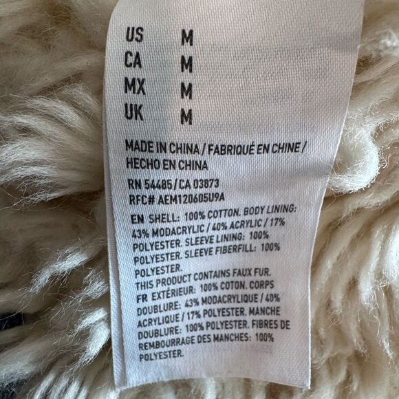 Denim Jacket with Faux Fur Collar - Picture 6 of 6